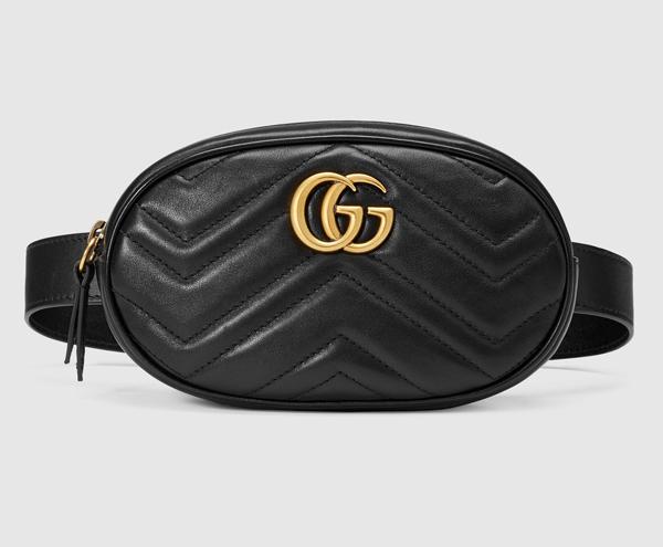 2024新作 グッチスーパーコピー GUCCI☆GGマーモンキルティングレザー ベルトバッグ 8042002